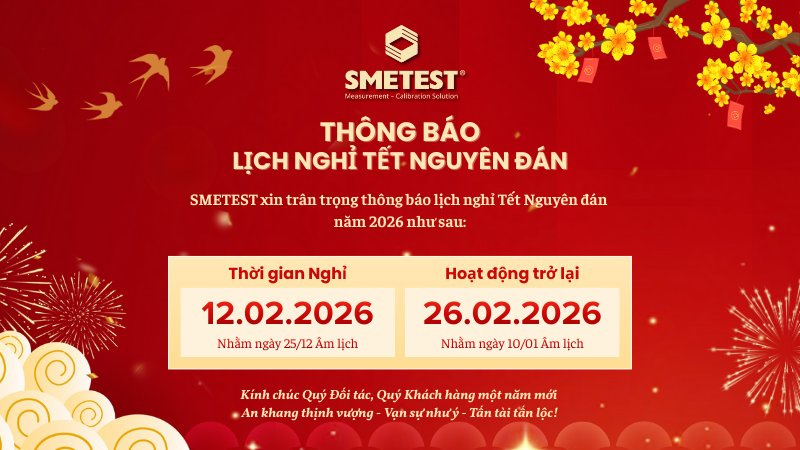 SMETEST TRÂN TRỌNG THÔNG BÁO LỊCH NGHỈ TẾT NGUYÊN ĐÁN 2026
