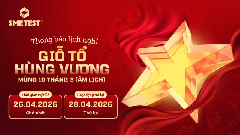 THÔNG BÁO NGHỈ LỄ GIỖ TỔ HÙNG VƯƠNG (10/03 ÂM LỊCH)