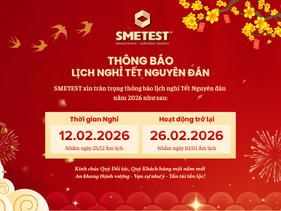 SMETEST TRÂN TRỌNG THÔNG BÁO LỊCH NGHỈ TẾT NGUYÊN ĐÁN 2026