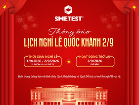 THÔNG BÁO LỊCH NGHỈ LỄ QUỐC KHÁNH 2/9 